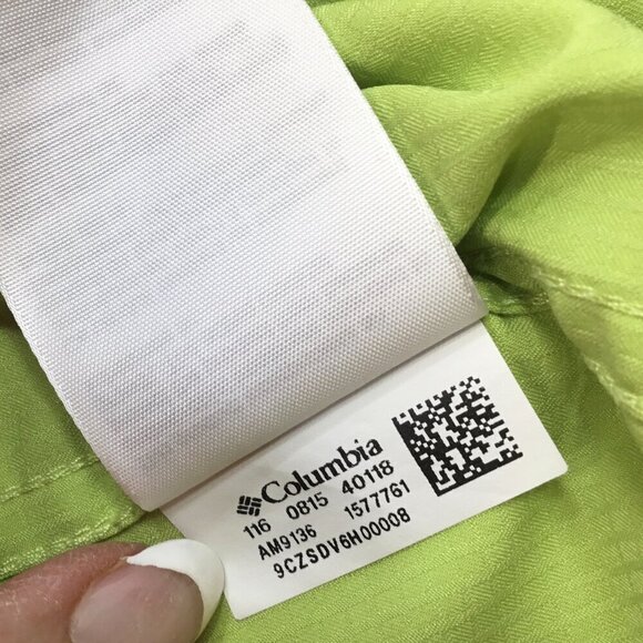 Columbia Vented Fishing Shirt Omni-Wick Advance Evaporation XXL 2X Short Sleeve - Picture 9 of 10